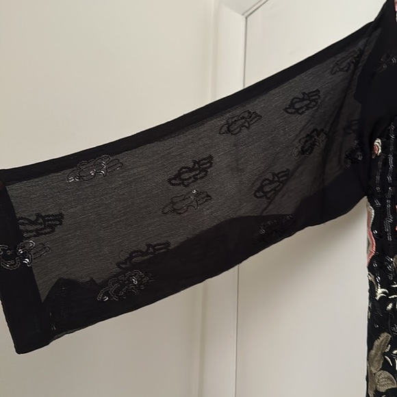 Fancy black kameez shalwar - Picture 4 of 7